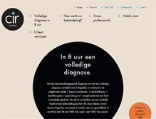Tablet Screenshot of cir.nl